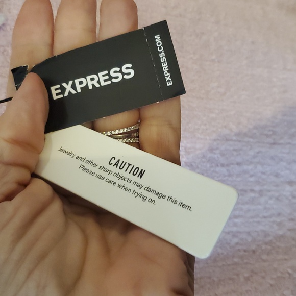 EXPRESS Tweed Mini Skirt In Pink Size 10 NWT'S - Picture 8 of 11